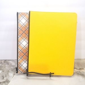 TulaXii Retired Interchangeable Front Covers in fall plaid and yellow